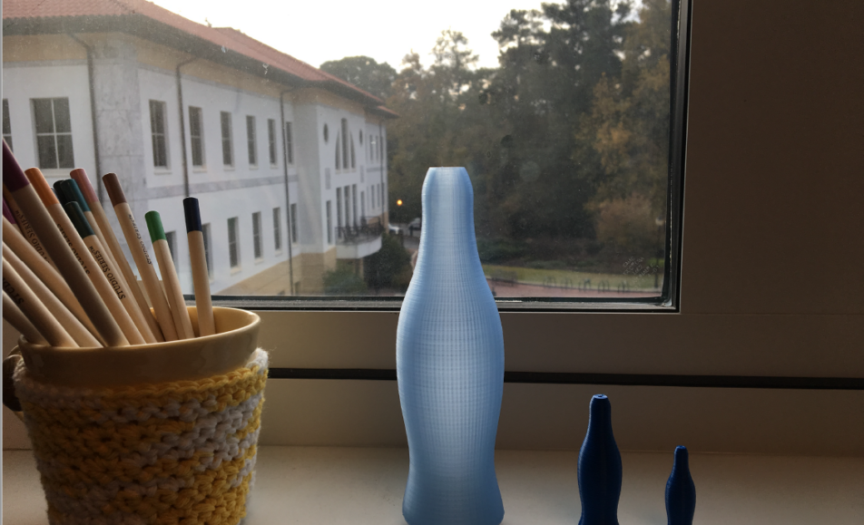 Photo of a bottle on a desk