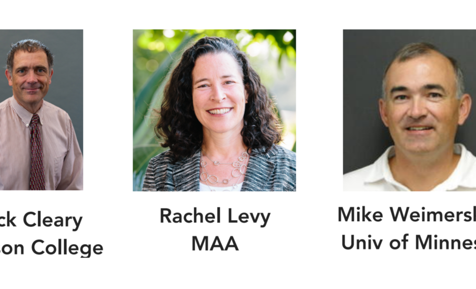 Rick Cleary, Rachel Levy and Mike Weimerskirch